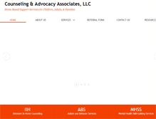 Tablet Screenshot of counselingandadvocacy.com